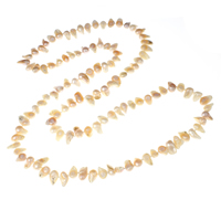 De agua dulce naturales collar de perlas largo, Perlas cultivadas de agua dulce, Rosado, 9-10mm, longitud:aproximado 42.5 Inch, Vendido por Sarta