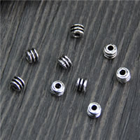 Thailand Sterling Silver Beads, Drum Approx 1.8mm 