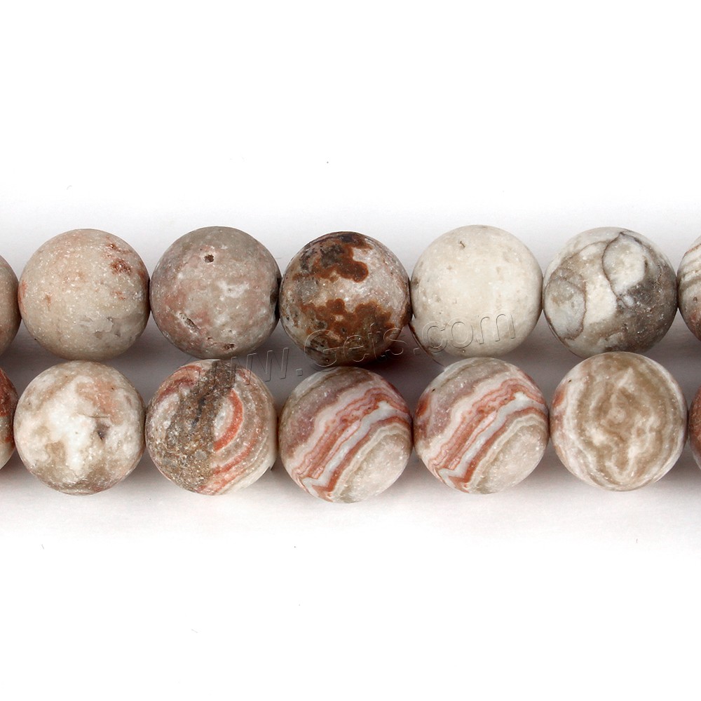 Natural Crazy Agate Beads, Round, different size for choice, Length:Approx 15.5 Inch, Sold By Strand