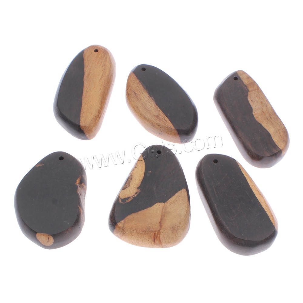 Sandalwood Pendant, 35x60x10mm-40x70x11mm, Hole:Approx 1.5mm, Sold By PC