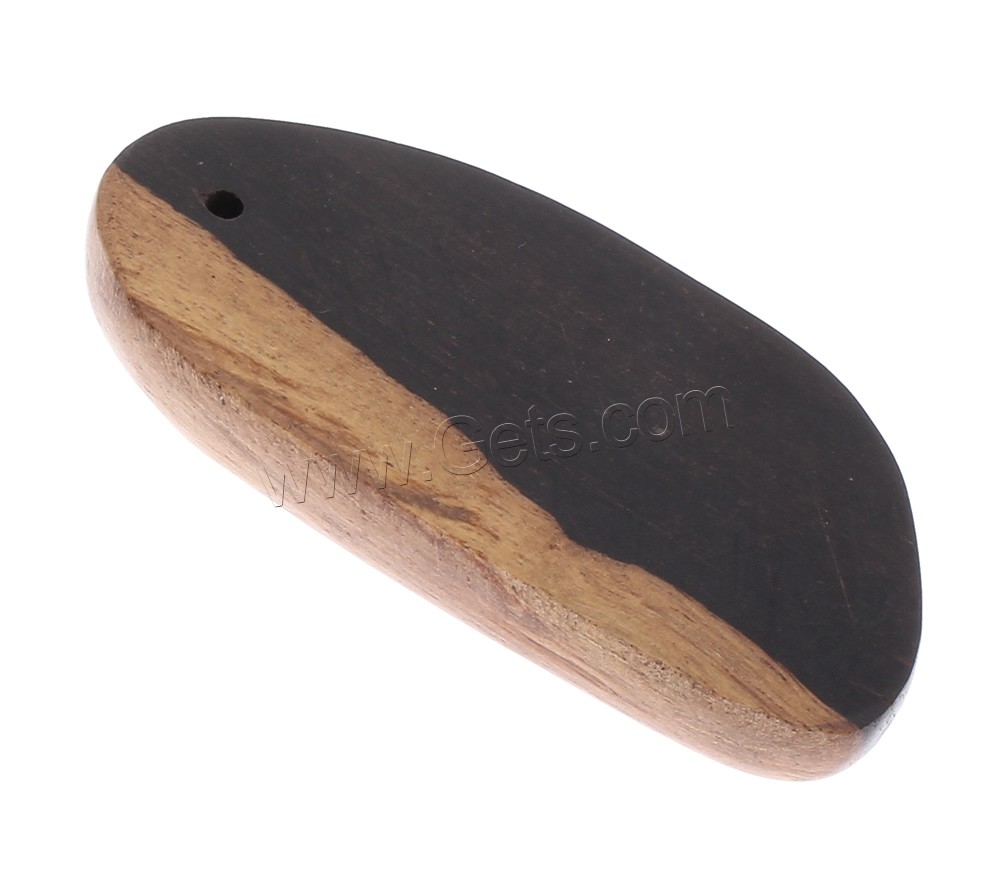 Sandalwood Pendant, 35x60x10mm-40x70x11mm, Hole:Approx 1.5mm, Sold By PC