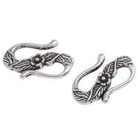 Zinc Alloy S Clasp, antique silver color plated, lead & cadmium free Approx 