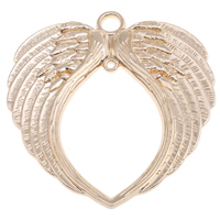 Wing Shaped Zinc Alloy Pendants, KC gold color plated, lead & cadmium free Approx 6mm 