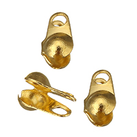 Brass Bead Tips, plated 
