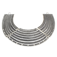 Fashion Necklace Bottom, Zinc Alloy, antique silver color plated, 1/1 loop, lead & cadmium free Approx 3mm 