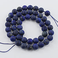 Perles de pierre lasurite naturelles, lapis lazuli naturel, Rond, normes différentes pour le choix & givré Environ 1-2mm Environ 15.5 pouce, Vendu par brin