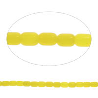 Yellow Agate Beads, Column Approx 1.5mm Approx 15 Inch 