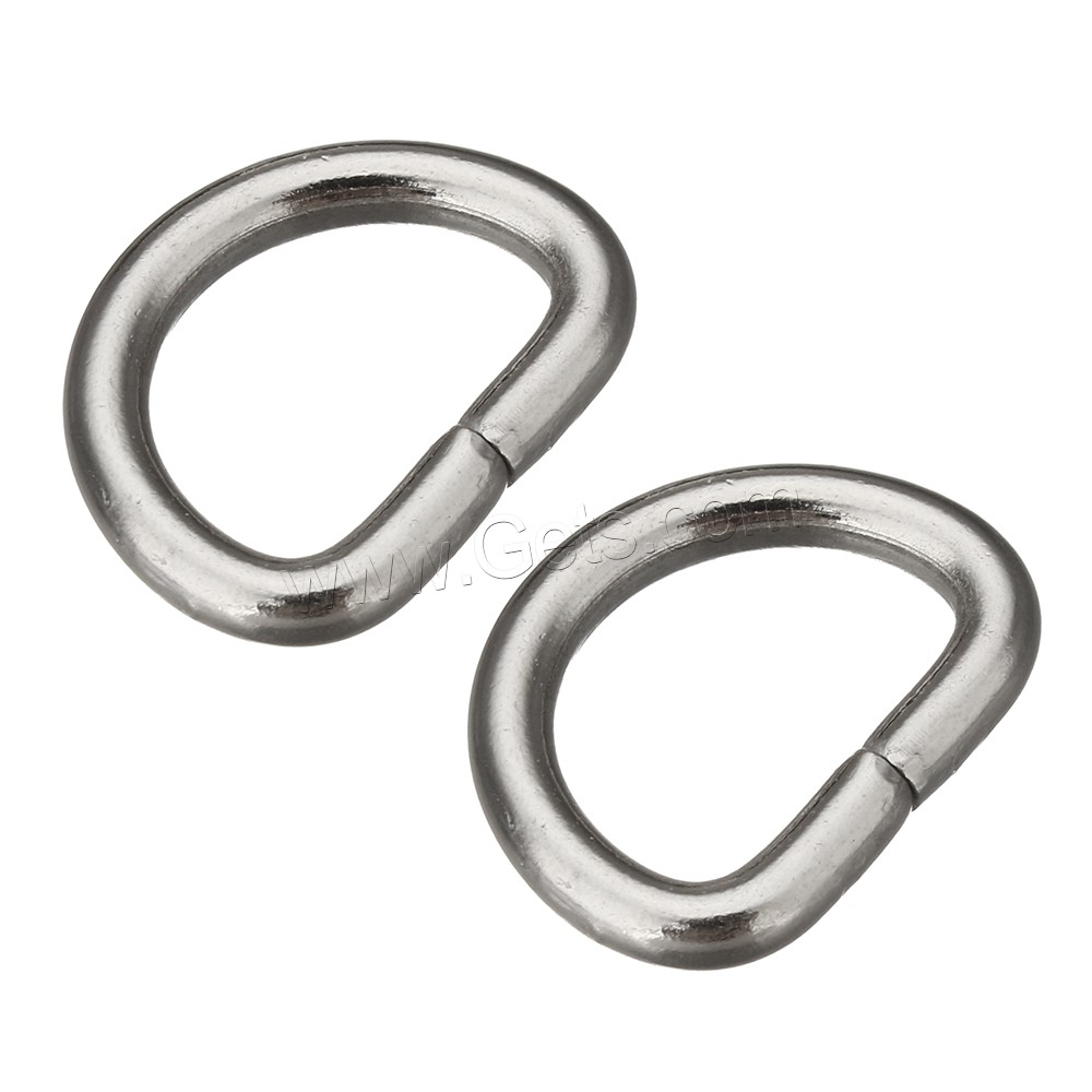 Сумка D кольцо Пряжка, нержавеющая сталь, разный размер для выбора, оригинальный цвет, продается PC