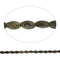 Perles en bois d'origine, ovale, couleur originale Environ 2.5mm Environ 15.5 pouce, Environ Vendu par brin