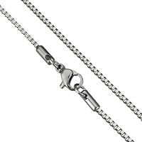 Stainless Steel Box Chain 1.5mm Approx 19 Inch 