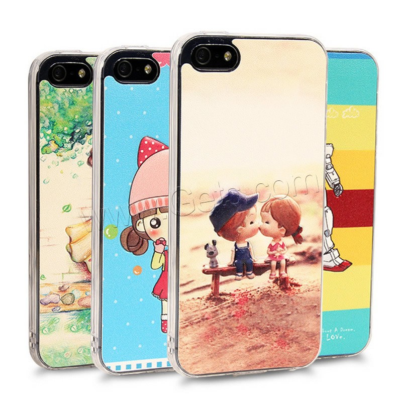 Customized Mobile Phone Cases, Silicone, Rectangle, 3D effect & different styles for choice & different designs for choice, Sold By PC