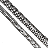 Цепочка в виде змеи из нержавеющей стали, нержавеющая сталь, разный размер для выбора & змея цепи, оригинальный цвет, продается м
