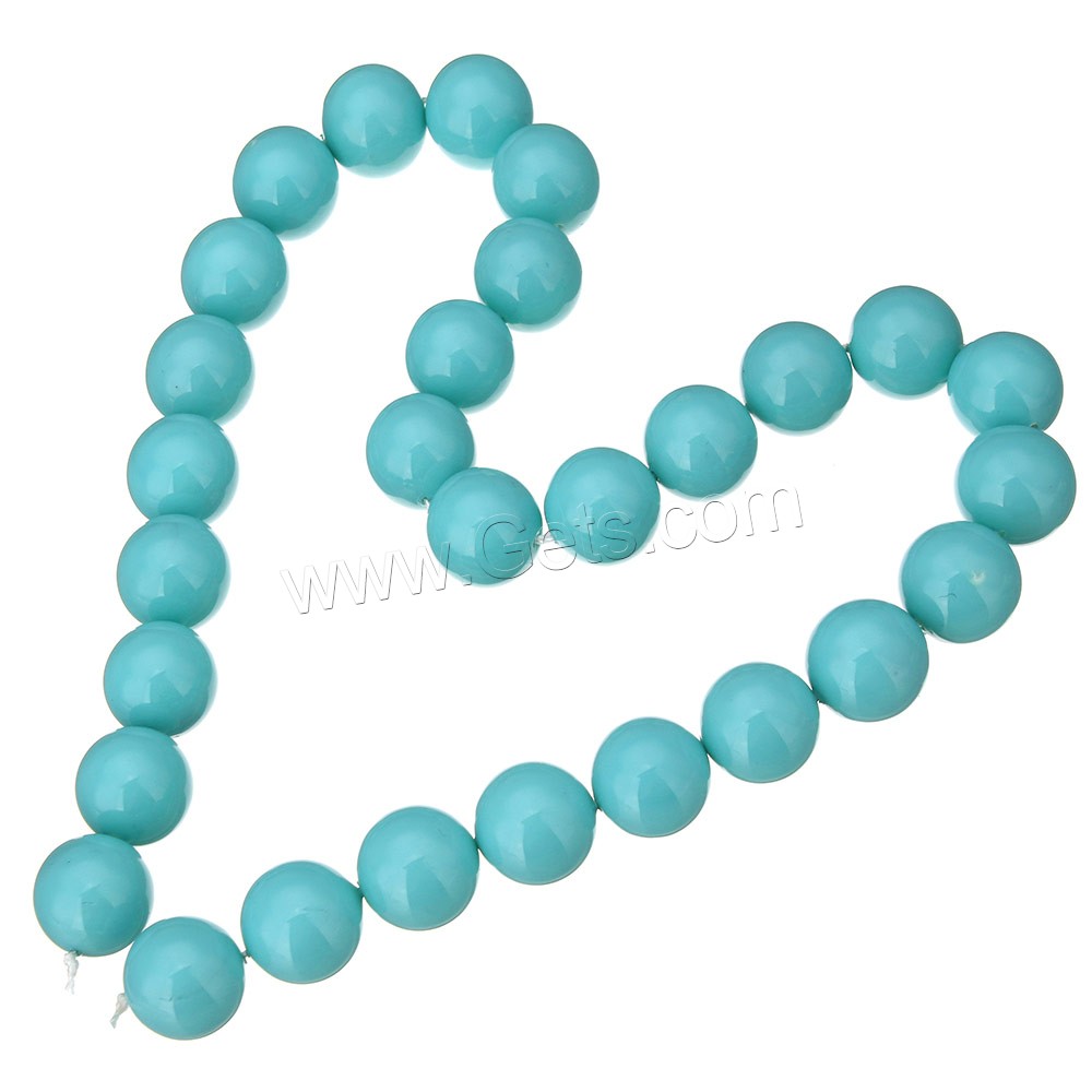 South Sea Shell Beads, Round, different size for choice, blue, Hole:Approx 0.1mm, Length:Approx 16 Inch, Sold By Strand
