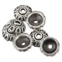 Zinc Alloy Bead Caps, antique silver color plated, lead & cadmium free Approx 2mm, Approx 