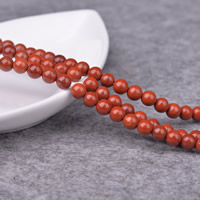 Zhanguo rot Achat Perle, rund, verschiedene Größen vorhanden, Grade AAAAA, Bohrung:ca. 1-2mm, Länge:ca. 15 ZollInch, verkauft von Strang