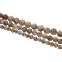 Perles rhodonites, rhodonite, Rond, normes différentes pour le choix Environ 1mm Environ 15 pouce, Vendu par brin