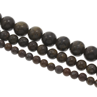 Tiger Iron Beads, Round Approx 1mm Approx 15 Inch 