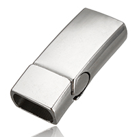 Zinc Alloy Magnetic Clasp, Rectangle, platinum color plated Approx 
