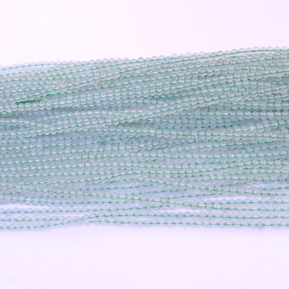 Зеленый авантюрин, Круглая, натуральный, разный размер для выбора, отверстие:Приблизительно 0.5mm, длина:Приблизительно 16 дюймовый, продается Strand