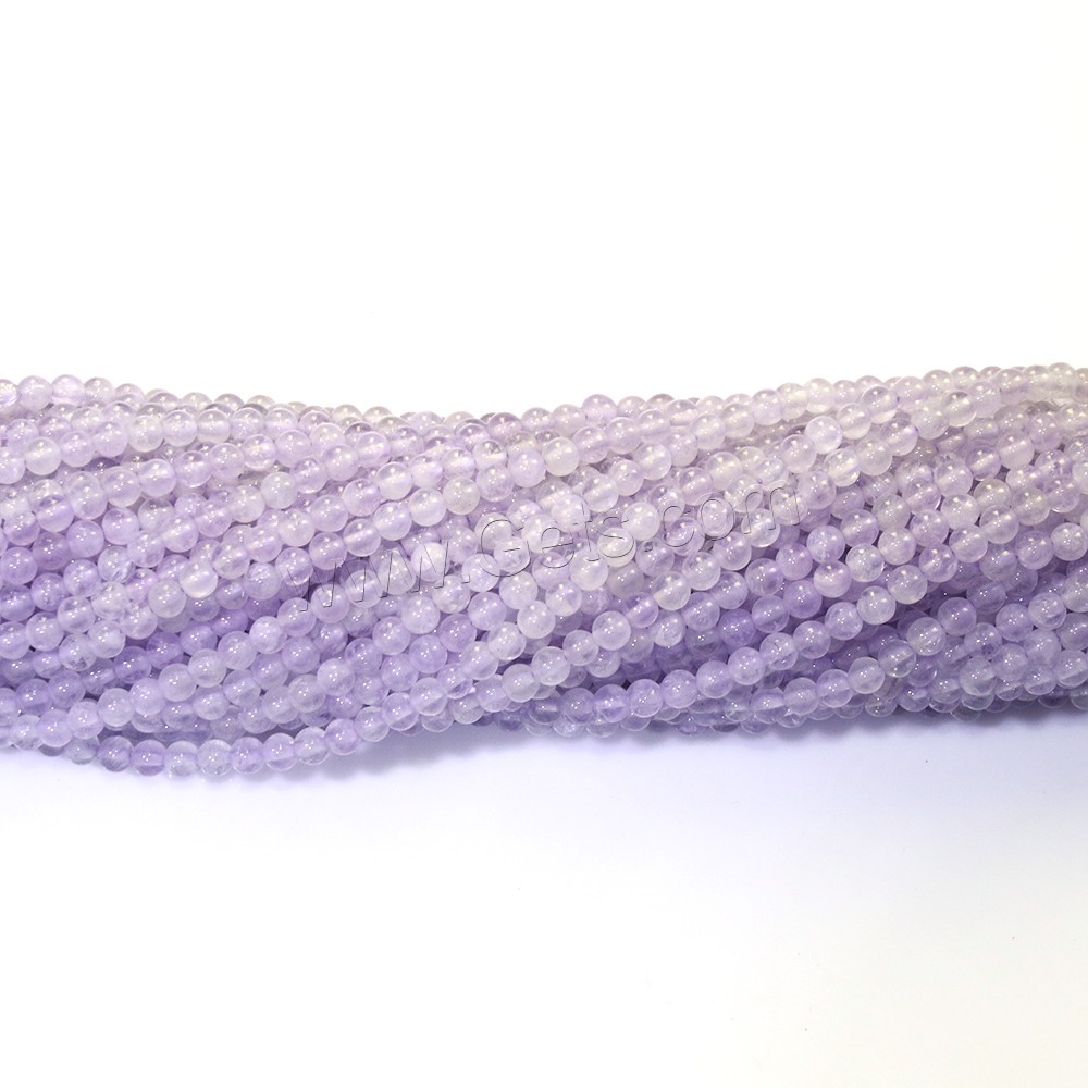 紫の玉髄, パープルカルセドニー, ラウンド形, 天然, 異なるサイズの選択, 穴:約 0.5mm, 長さ:約 16 インチ, 売り手 ストランド