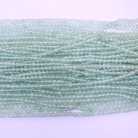 grüner Fluorit Perle, rund, natürlich, verschiedene Größen vorhanden, Bohrung:ca. 0.5mm, Länge:ca. 16 ZollInch, verkauft von Strang