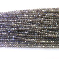 Labradorit Perlen, rund, natürlich, verschiedene Größen vorhanden & facettierte, Grade A, Bohrung:ca. 1mm, Länge:ca. 15.5 ZollInch, verkauft von Strang