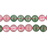 Strawberry Quartz Beads, Round, natural Approx 15 Inch 