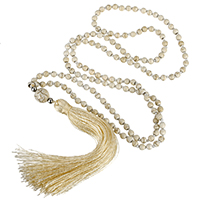 Синтетическая бирюза Свитер ожерелье, с нейлон, кисточка 10mm, 102mm, длина:Приблизительно 32 дюймовый, продается Strand
