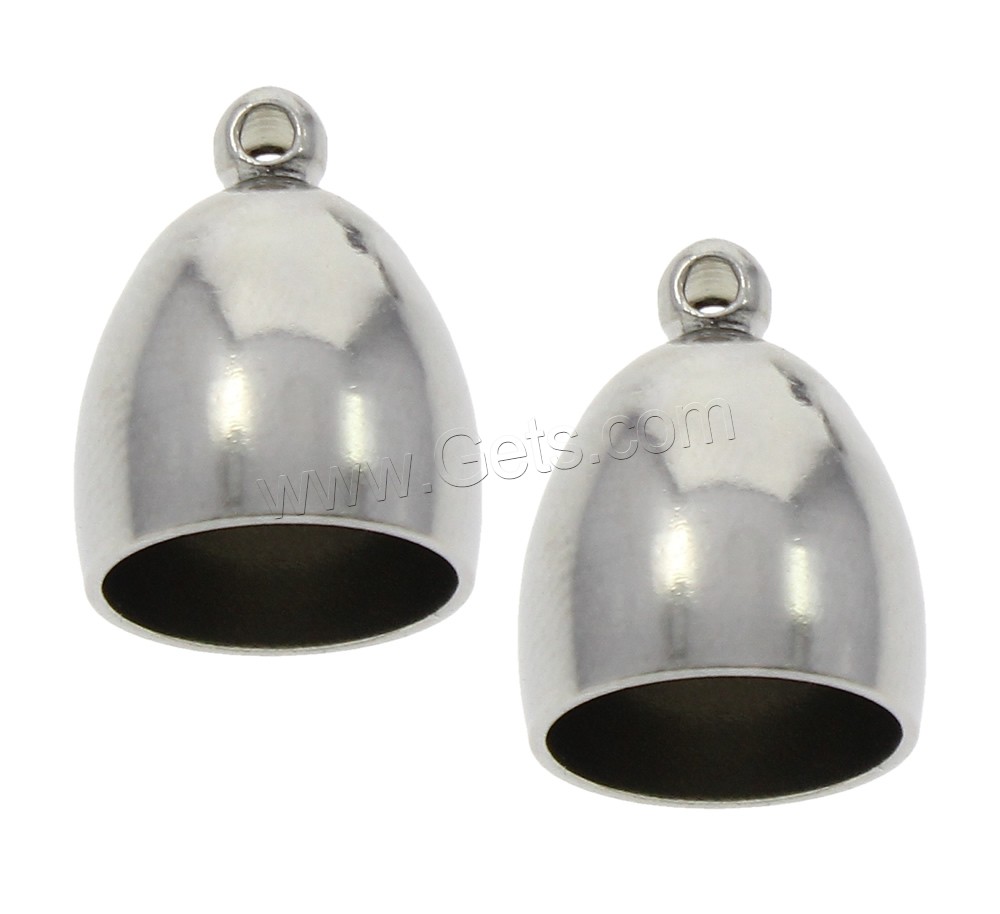 Stainless Steel End Caps, different size for choice, original color, Sold By PC