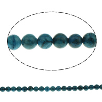 Sodalith Perlen, Sosalith, rund, verschiedene Größen vorhanden, Bohrung:ca. 1mm, Länge:ca. 15 ZollInch, verkauft von Strang[