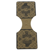 Papel Collar y pulsera Display Card, con el patrón de la letra, 35x90mm, 1000PCs/Bolsa, Vendido por Bolsa[