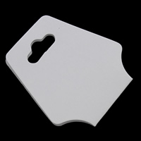 Papier Necklace \u0026 Bracelet Display Card, weiß, 44x95mm, 1000PCs/Tasche, verkauft von Tasche