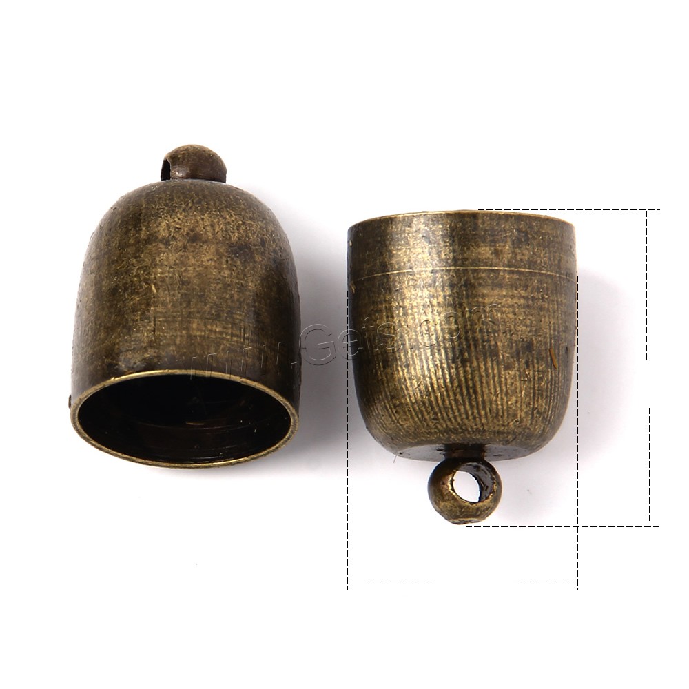 Brass End Cap, antique bronze color plated, different size for choice, lead & cadmium free, 1000PCs/Bag, Sold By Bag