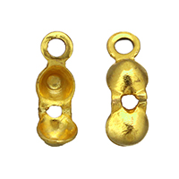 Brass Bead Tips, plated Approx 0.7mm 