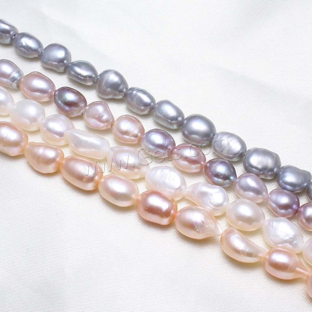 Rice Cultured Freshwater Pearl Beads, different size for choice, more colors for choice, Hole:Approx 0.8mm, Length:Approx 15.5 Inch, Sold By Strand