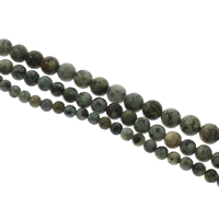 Naturelles perles Turquoise africaines, turquoise africaine naturelle, Rond, normes différentes pour le choix Environ 1mm Environ 14.5 pouce, Vendu par brin