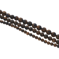 Goldstein Perlen, Goldsand, rund, verschiedene Größen vorhanden, Bohrung:ca. 1mm, Länge:ca. 14.5 ZollInch, verkauft von Strang
