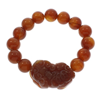 Lace Agate Bracelets, Fabulous Wild Beast, coffee color, 12mm Approx 7 Inch 