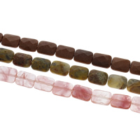 Gemstone Beads, Rectangle & faceted Approx 1mm Approx 8 Inch, Approx 