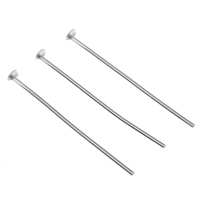 Eisen Headpins, plattiert, keine, 28x0.7mm, ca. 7980PCs/kg, verkauft von kg