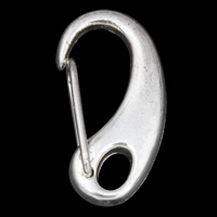 Zinc Alloy Snap Clasp, silver color plated, lead & cadmium free Approx 