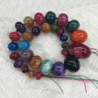 Natural Rainbow Agate Beads, 10-20mm Approx 15 Inch 