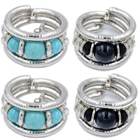 Fashion Zinc Alloy Bangle, platinum color plated & for woman, Inner Approx 60mm Approx 7.5 Inch 