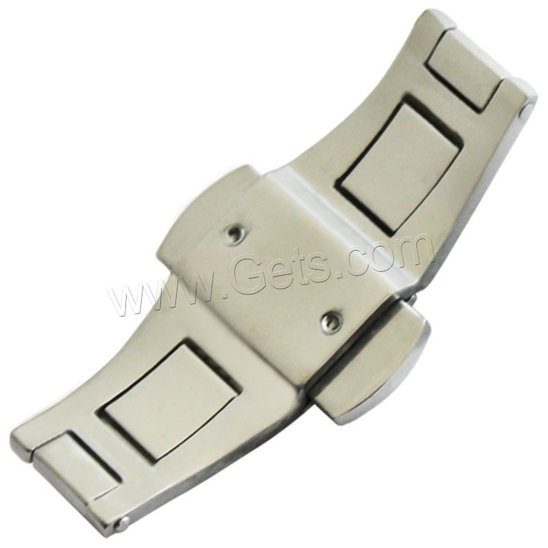 Stainless Steel Watch Band Clasp, Tungsten Steel, different size for choice, original color, Sold By PC