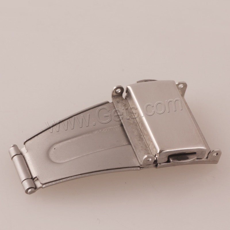 Stainless Steel Watch Band Clasp, Tungsten Steel, different size for choice, original color, Sold By PC