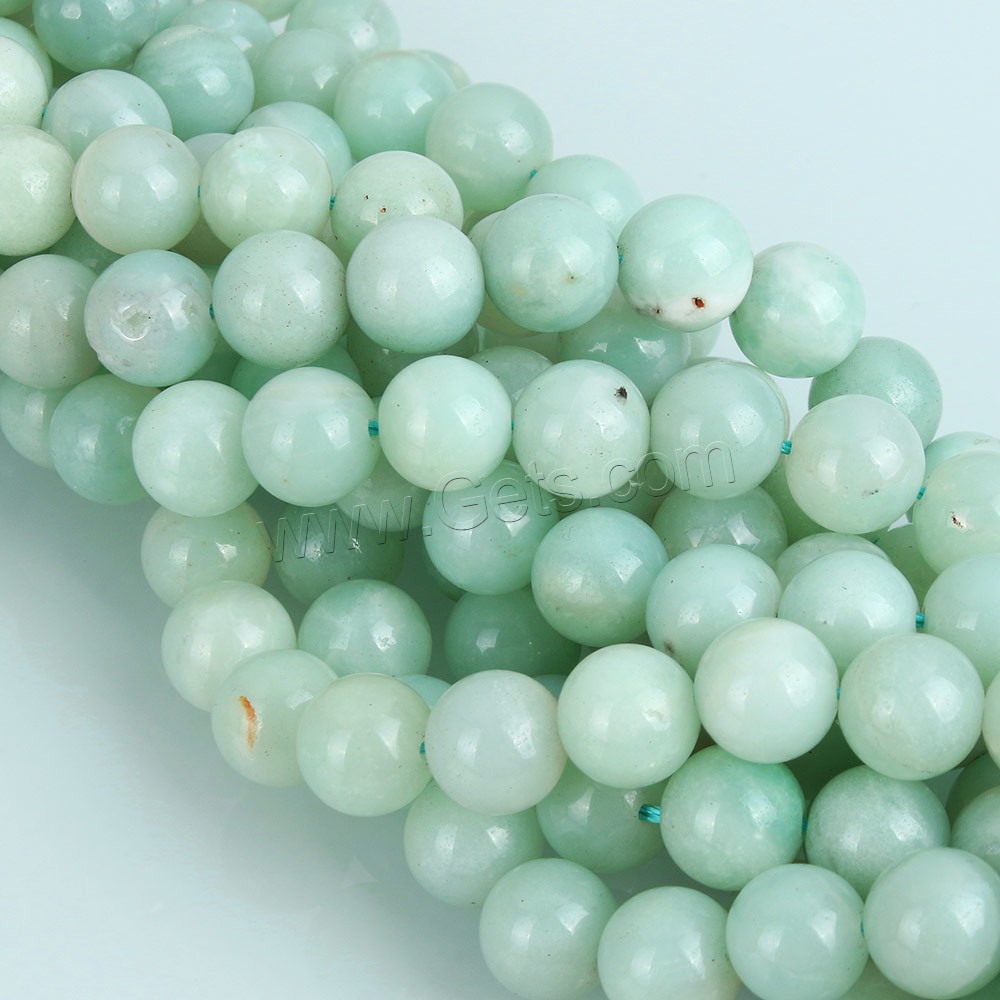 Amazonite Beads, Round, more sizes for choice, Grade A, Length:15.5 Inch, Sold By Strand