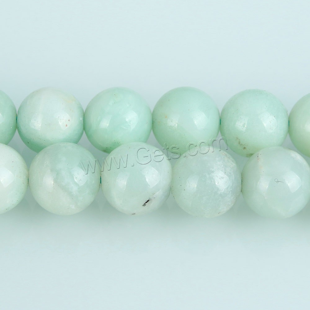 Amazonit Perlen, rund, Weitere Größen für Wahl, Grade A, Länge:15.5 ZollInch, verkauft von Strang