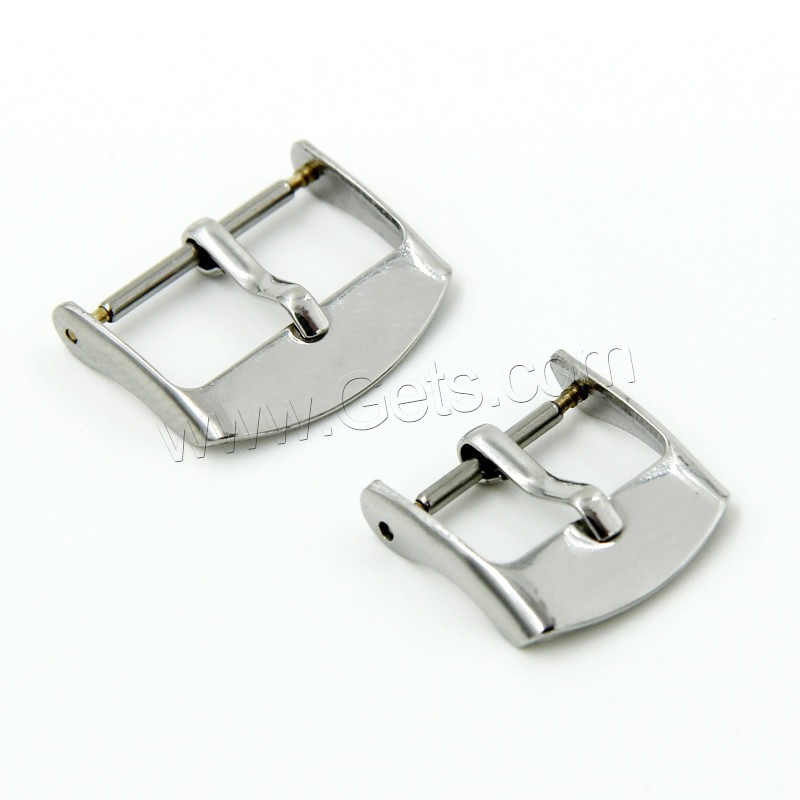 201 Stainless Steel Pin Buckle, polished, different size for choice, original color, Sold By PC