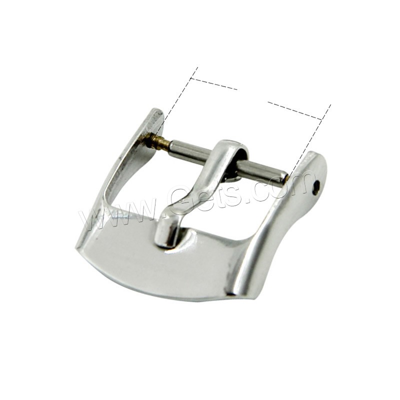 Acero inoxidable 201 Hebilla de Cinturon con Pin, pulido, diverso tamaño para la opción, color original, Vendido por UD