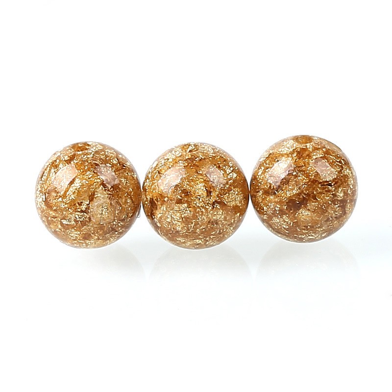 Imitation Amber Resin Beads, Round, different size for choice, Hole:Approx 1mm, Sold By PC